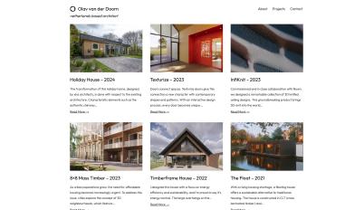 Schermafbeelding van vanderdoorn.eu