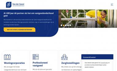 Schermafbeelding van vandergeestvgo.nl