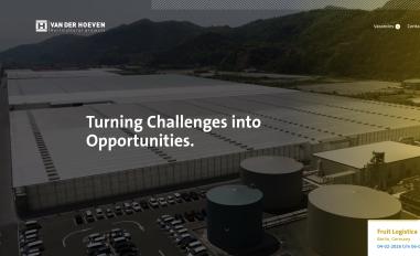 Schermafbeelding van vanderhoeven.nl