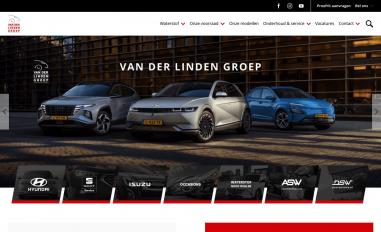 Schermafbeelding van vanderlinden-groep.nl