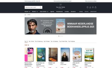 Schermafbeelding van vanderveldeboeken.nl