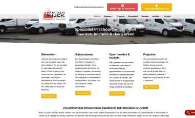 Schermafbeelding van vanderwijckschoorsteenendak.nl
