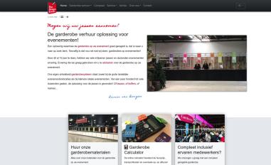 Schermafbeelding van vandongenevents.nl