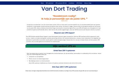 Schermafbeelding van vandorttrading.nl