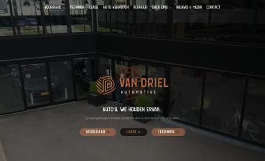Schermafbeelding van vandrielautomotive.com