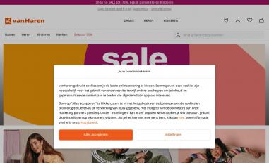 Schermafbeelding van vanharen.nl