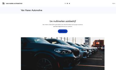 Schermafbeelding van vanharenautomotive.nl