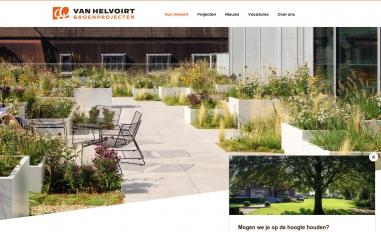 Schermafbeelding van vanhelvoirtgroenprojecten.nl