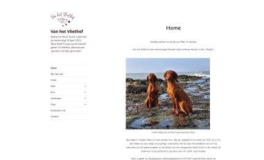 Schermafbeelding van vanhetvliethof.be