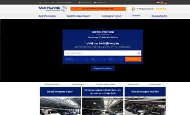Schermafbeelding van vanhunnikbedrijfswagens.nl