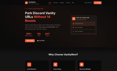 Schermafbeelding van vanity.rent