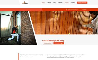 Schermafbeelding van vankempenschilders.nl