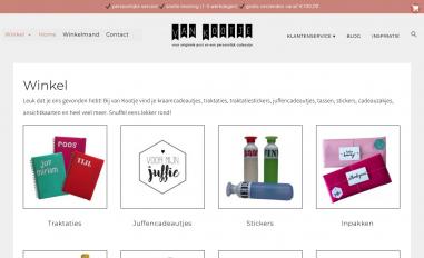 Schermafbeelding van vankootje.nl