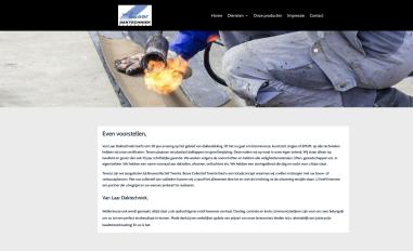 Schermafbeelding van vanlaardaktechniek.nl