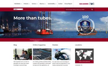Schermafbeelding van vanleeuwen.com