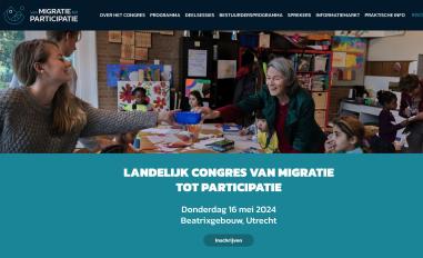 Schermafbeelding van vanmigratietotparticipatie.nl