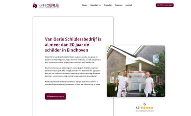 Schermafbeelding van vanoerleschildersbedrijf.nl
