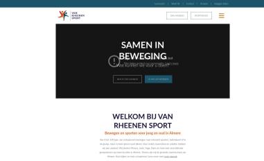 Schermafbeelding van vanrheenensport.nl