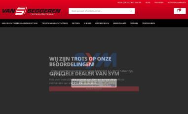 Schermafbeelding van vanseggeren.nl