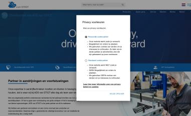 Schermafbeelding van vanstigt.com