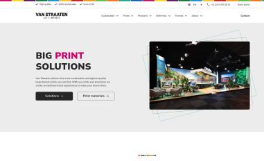 Schermafbeelding van vanstraaten.com