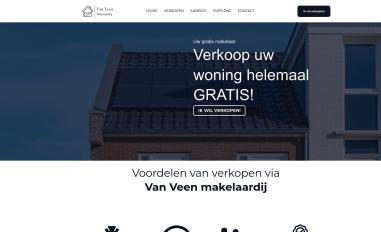 Schermafbeelding van vanveenmakelaardij.nl
