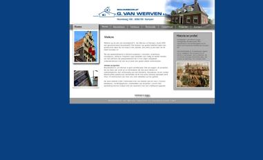 Schermafbeelding van vanwervenbouw.nl