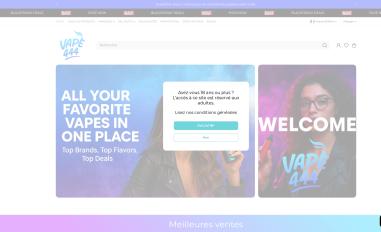 Schermafbeelding van vape444.com