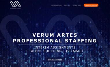 Schermafbeelding van vaprofessionalstaffing.nl