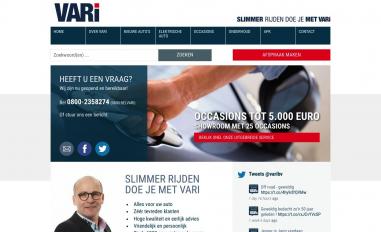 Schermafbeelding van vari.nl