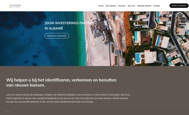 Schermafbeelding van vastgoedinalbanie.nl