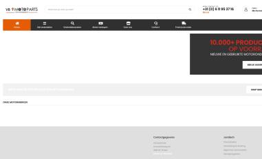 Schermafbeelding van vbmotoparts.nl