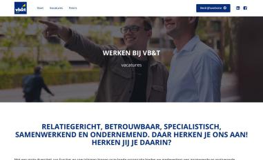 Schermafbeelding van vbtgroep.recruitee.com