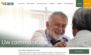 Schermafbeelding van vcareconnect.nl