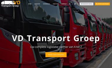 Schermafbeelding van vd-transportgroep.nl