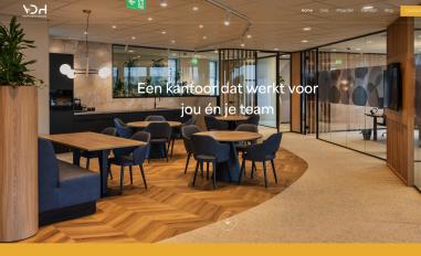 Schermafbeelding van vdhbedrijfsinterieurs.nl