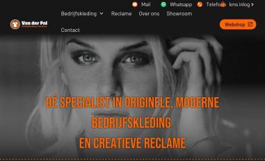 Schermafbeelding van vdpbedrijfskleding.nl