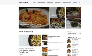 Schermafbeelding van veganproteine.nl