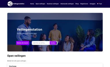 Schermafbeelding van veilingenstation.nl