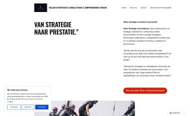 Schermafbeelding van velarstrategicconsultancy.com