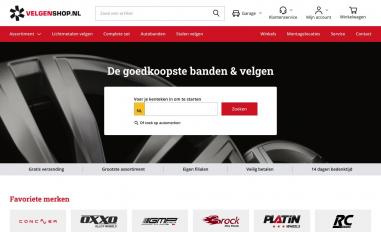 Schermafbeelding van velgenshop.nl