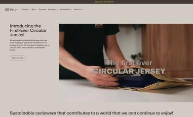 Schermafbeelding van velor-cycling.com