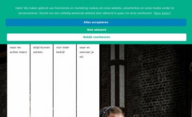 Schermafbeelding van velzart.nl