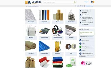 Schermafbeelding van vendrigpackaging.com