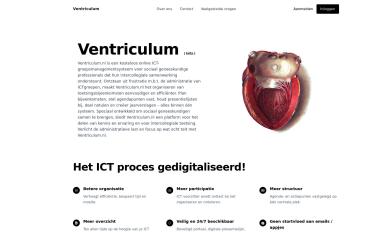 Schermafbeelding van ventriculum.nl