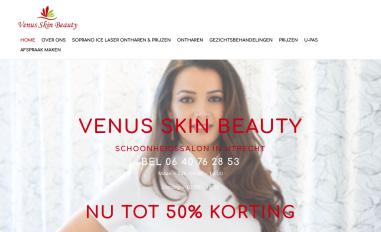 Schermafbeelding van venusskinbeauty.nl