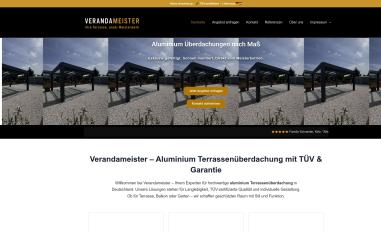 Schermafbeelding van verandameister.de