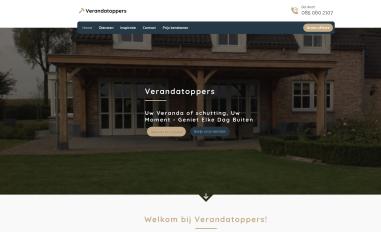 Schermafbeelding van verandatoppers.nl