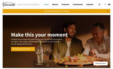 Schermafbeelding van verano.nl