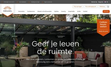 Schermafbeelding van verasol.nl